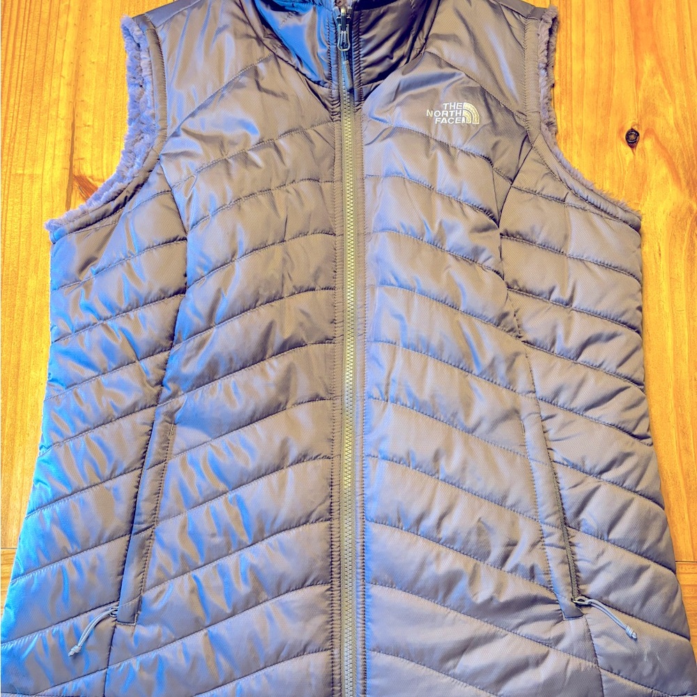 Purple/ grey The North Face Reversible vest